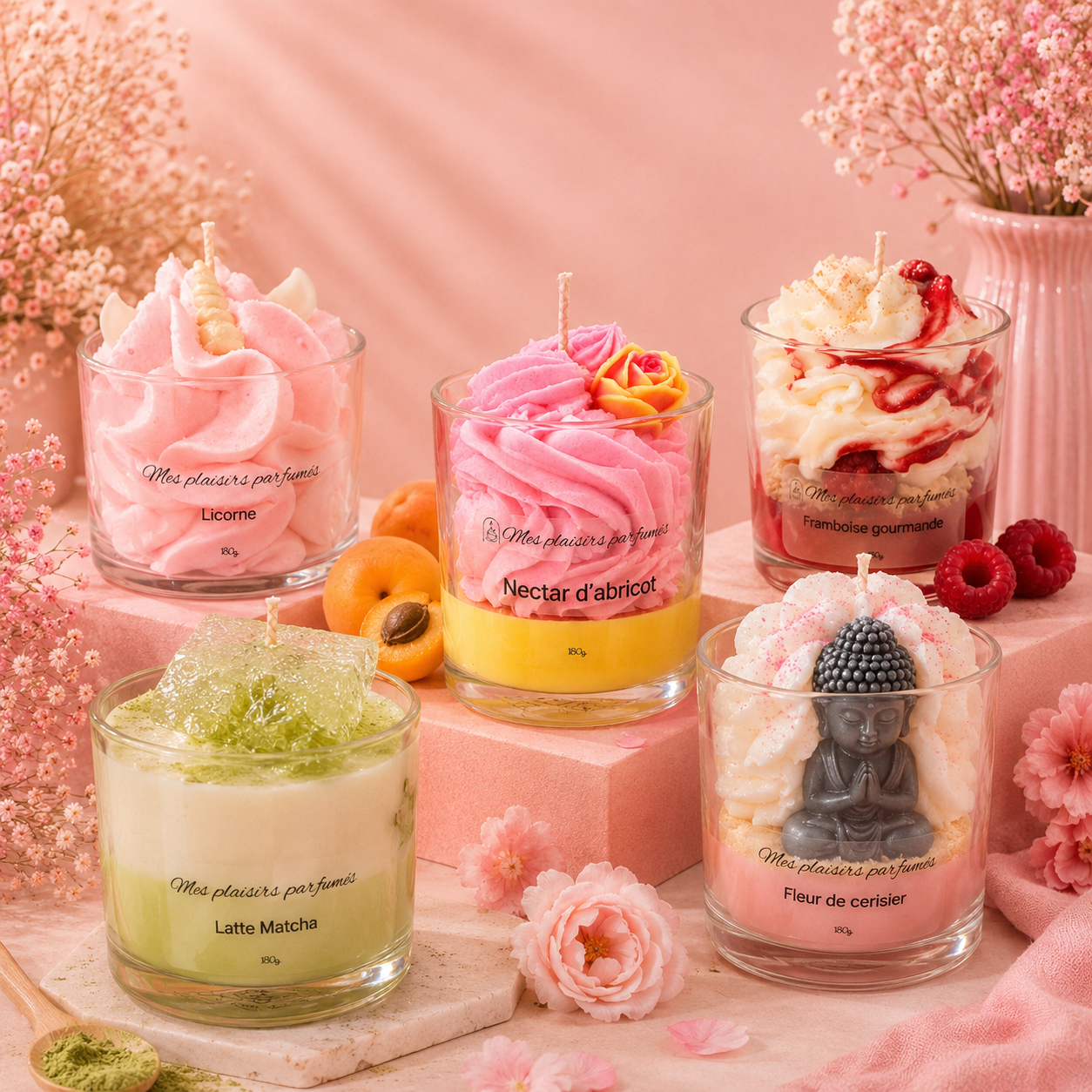 Bougies Mes plaisirs parfumés