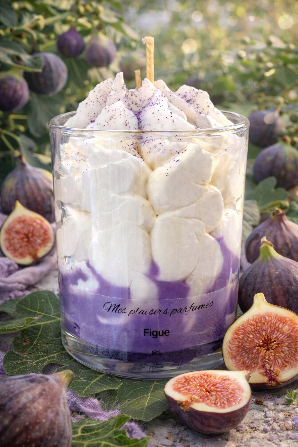 Bougie gourmande Figue