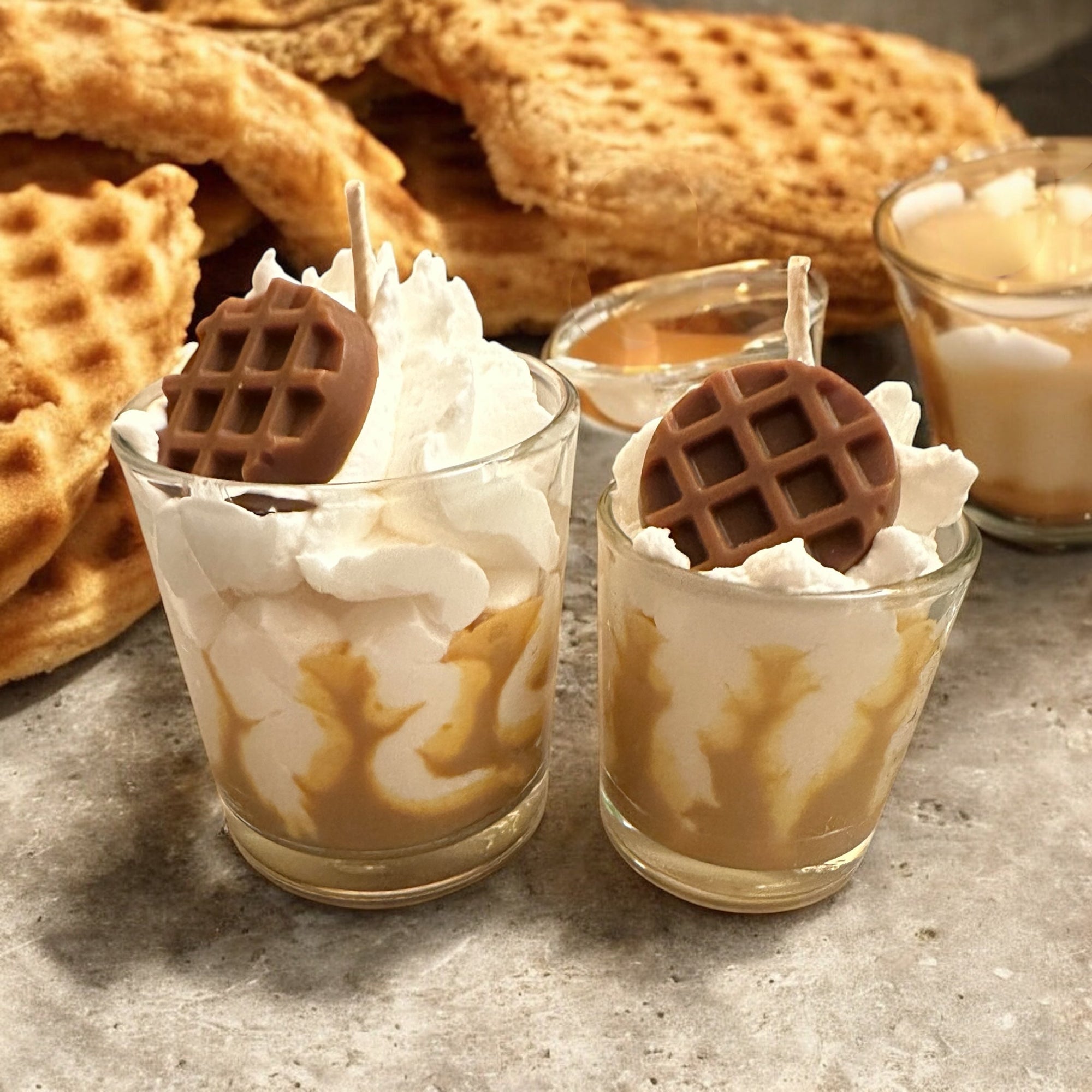 Bougie gourmande caramel beurre salé Mes plaisirs parfumés