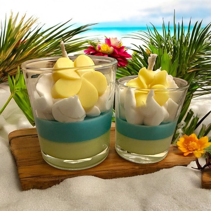 Bougie gourmande monoï Mes plaisirs parfumés