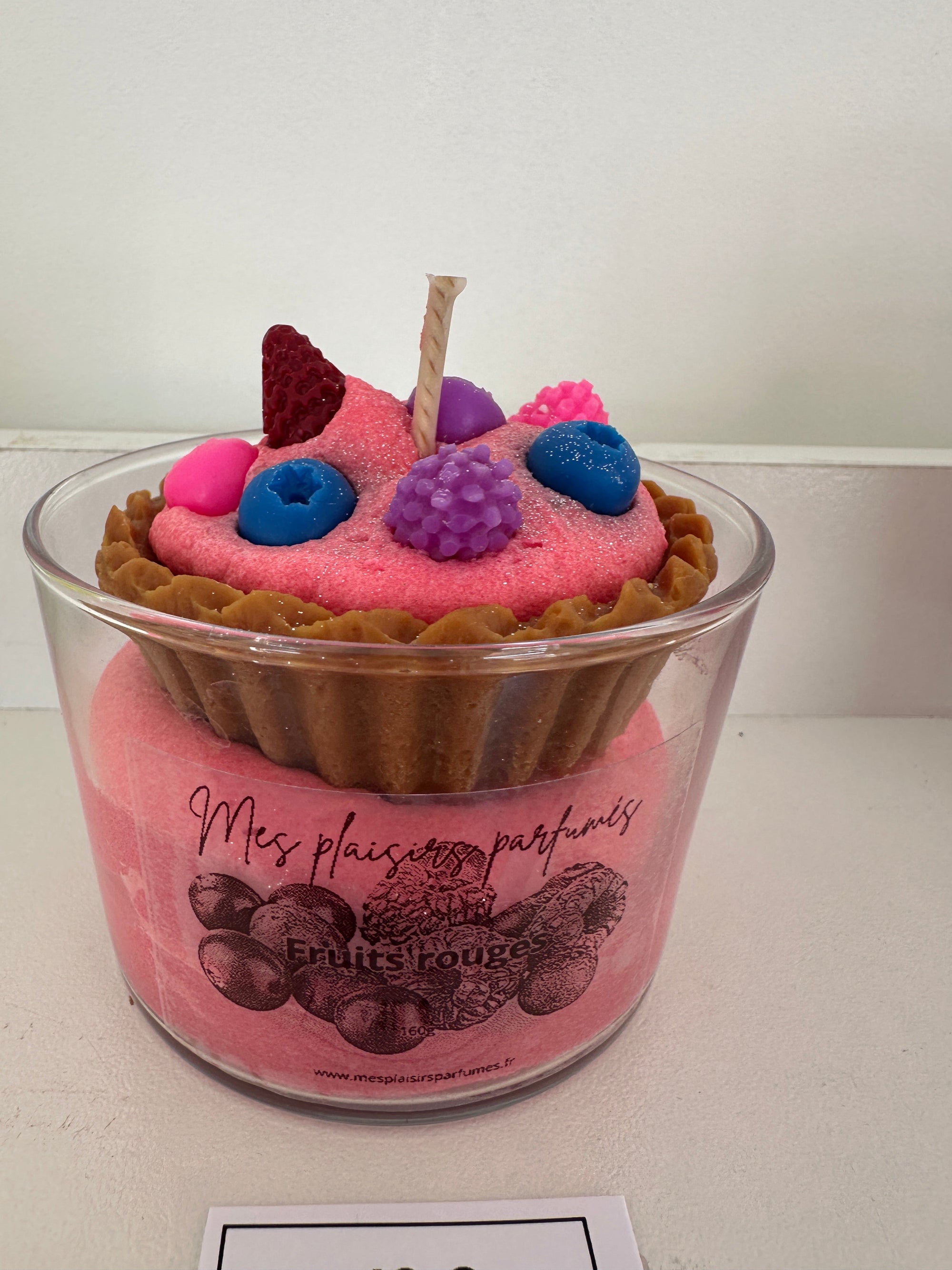 Bougie gourmande fruits rouges Mes plaisirs parfumés