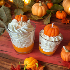 Bougie gourmande spiced pumpkin Mes plaisirs parfumés