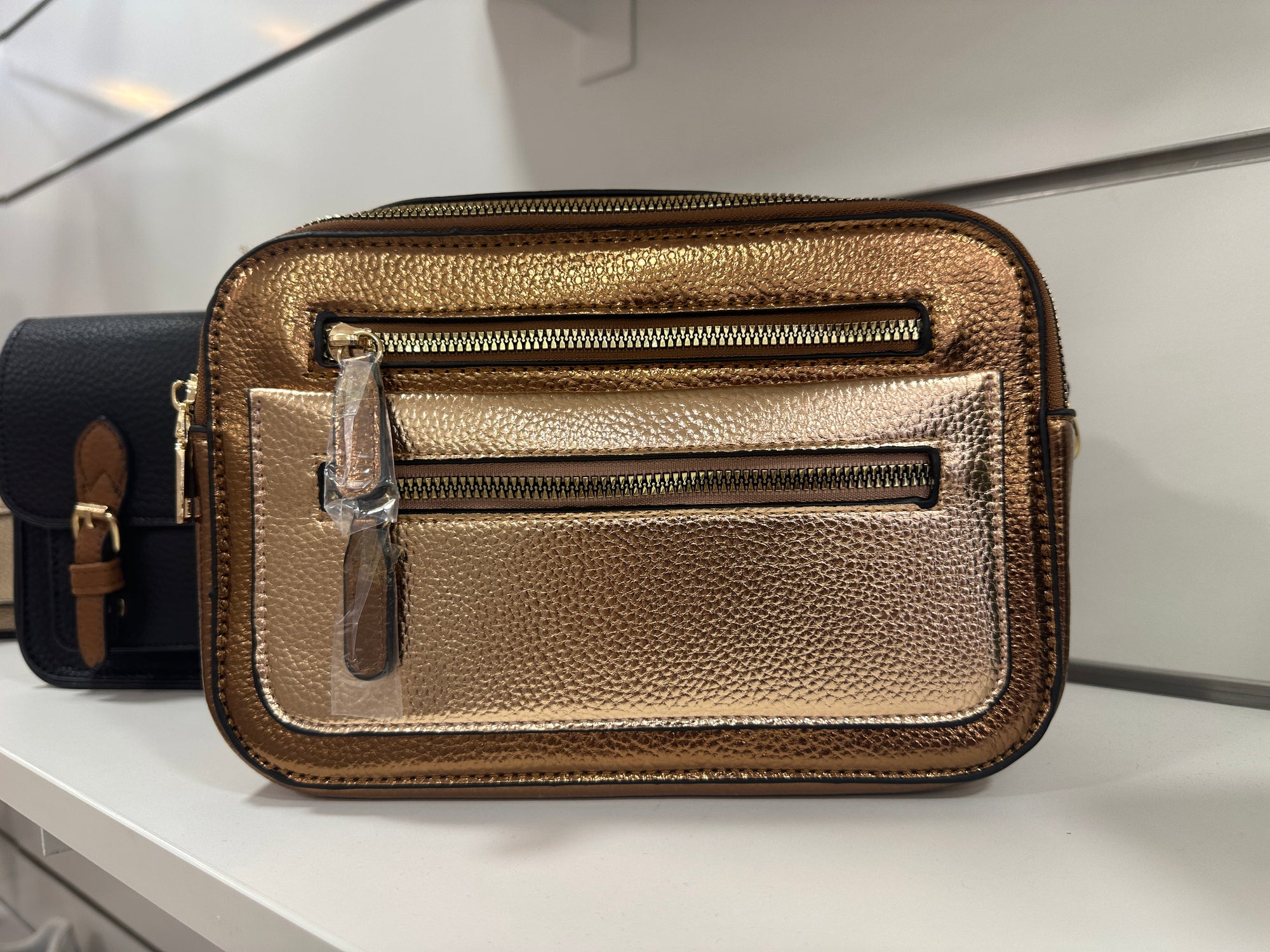 Sac à main - Caméra métallisé