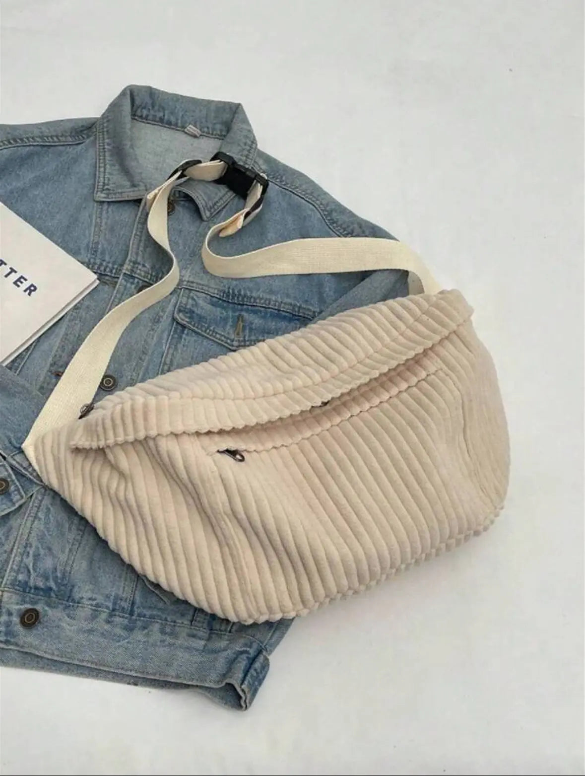 Sac banane vintage oversize Mes plaisirs parfumés
